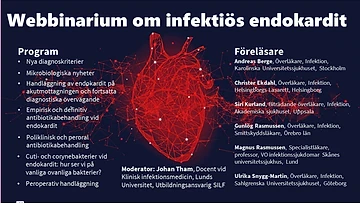 Webbinarium om infektiös endokardit